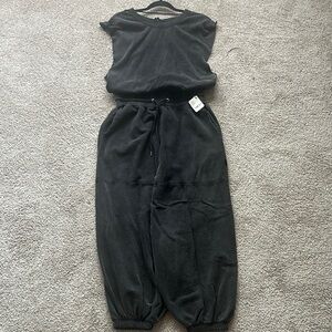 FP Movement Black Track Pants Relaxed Fit Joggers